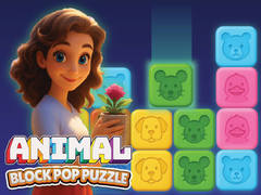 Játék Animal Block Pop Puzzle