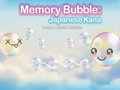 Játék Memory Bubble: Japanese Kana