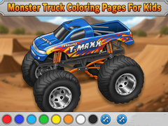Játék Monster Truck Coloring Pages For Kids